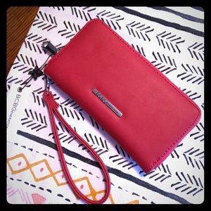 Red BCBGeneration wallet/wristlet
